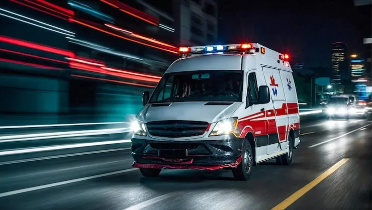 Savitri Ambulance vehicle